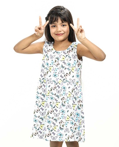 Girl's Sleeveless Frock